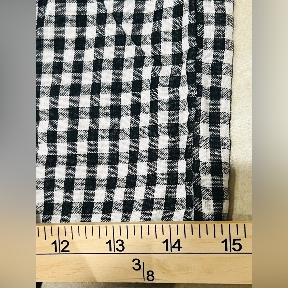 Free People Freehold Gingham Pants Trouser bohemian , sun relax boho in size S - Picture 13 of 16
